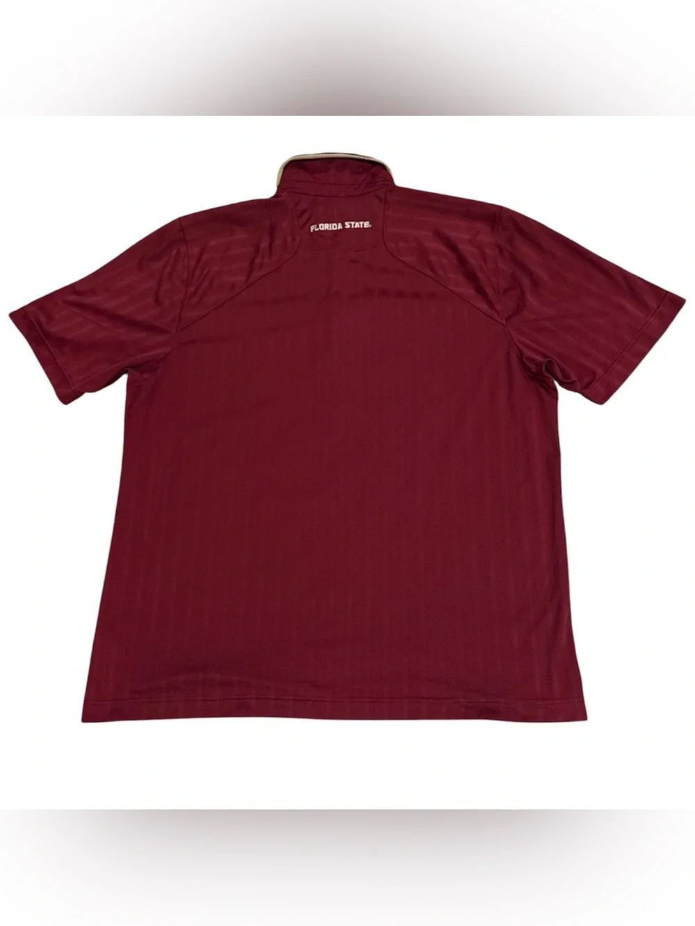 Vtg Nike Florida State Seminoles FSU Red Dri Fit Short Sleeve Polo Shirt Mens XL